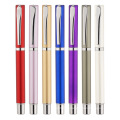 Multi-color Paint Gel Pen Half Metal Signature Pen Advertising Pen With Customized Logo For Business Gift